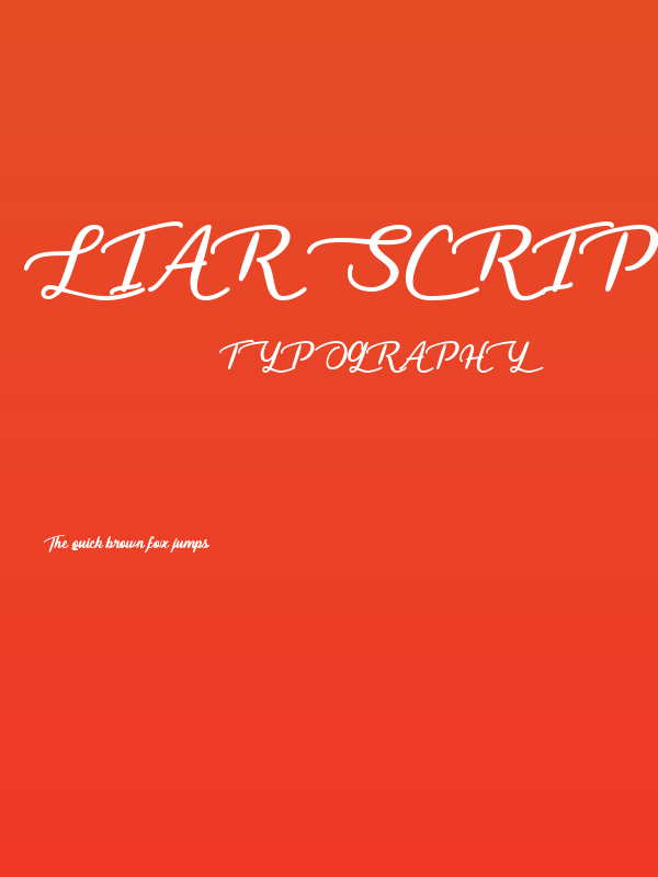 Liar Script Poster