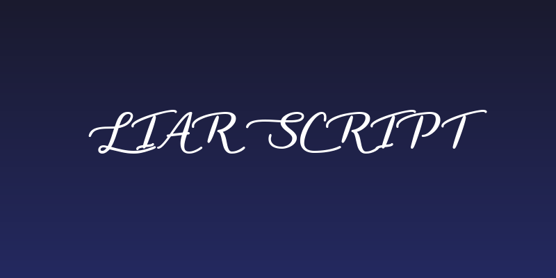 Liar Script Social Header