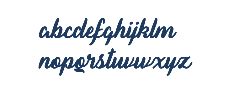 Liar Script Lowercase