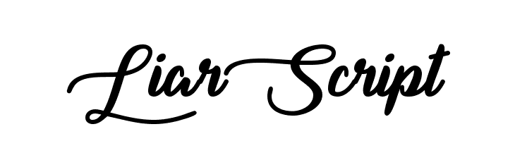 LiarScript  Free Fonts Download