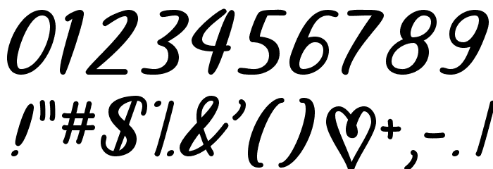 LiarScript Font OTHER CHARS
