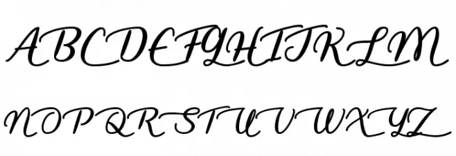 LiarScript Schriftart Groß