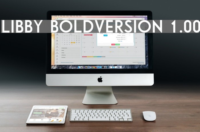 Libby Bold:Version 1.00 Font examples