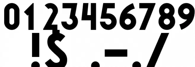 Libby Heavy:Version 1.00 Font OTHER CHARS