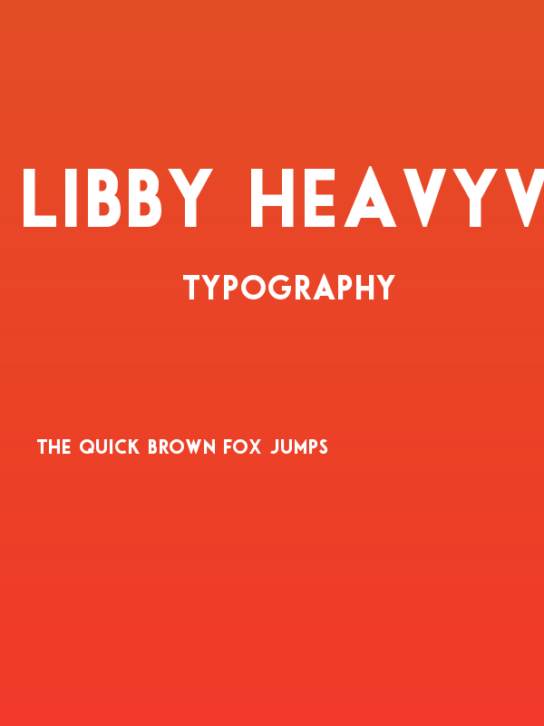 Libby Heavy:Version 1.00 Poster