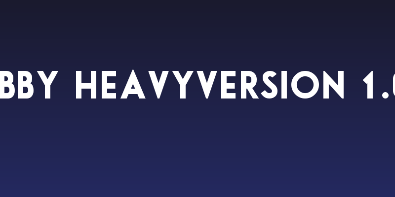 Libby Heavy:Version 1.00 Social Header