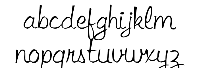 Libby Regular Font LOWERCASE