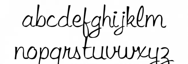 Libby Regular 字体 小写