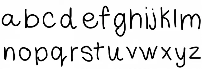 LibbyHand Шрифта строчной