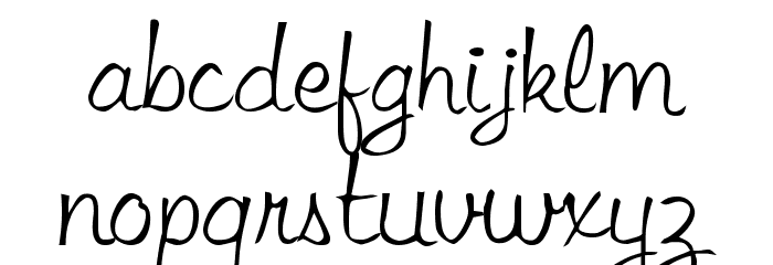 LibbyScript2 Script2:001.001 Font Litere mici