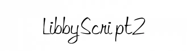 LibbyScript2  नि: शुल्क फ़ॉन्ट्स डाउनलोड