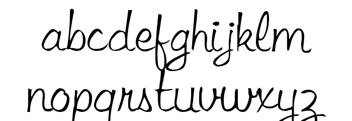 LibbyScript2 Font LOWERCASE