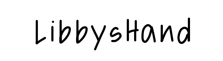 LibbysHand  Descarca Fonturi Gratis