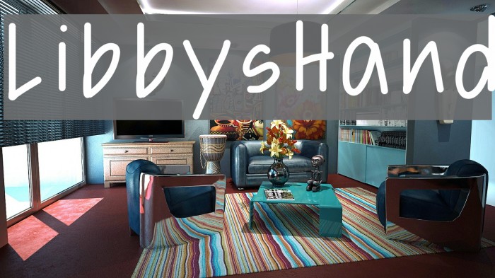 LibbysHand Font examples