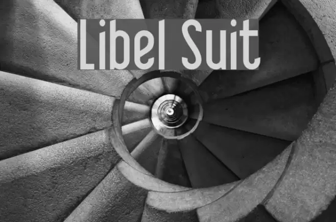 Libel Suit Шрифта examples