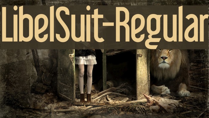 LibelSuit-Regular Font examples