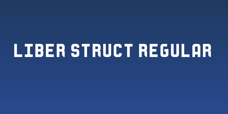Liber Struct Regular Social Header