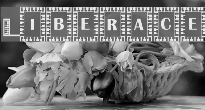 Liberace Font examples