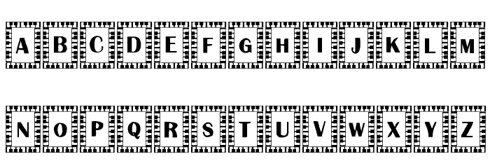 Liberace フォント 小文字
