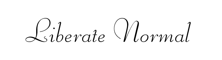 Liberate Normal Font