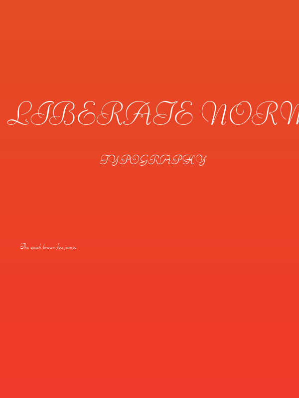 Liberate Normal Poster