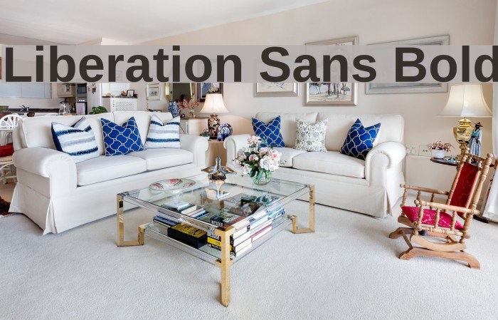 Liberation Sans Bold Font examples
