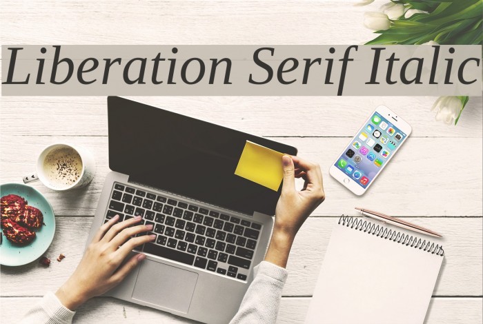 Liberation Serif Italic Font examples