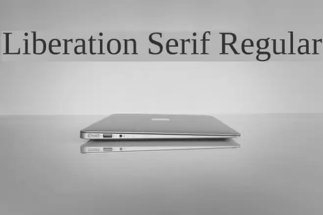 Liberation Serif Regular Шрифта examples
