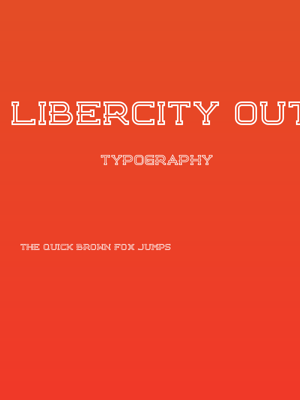 Libercity Outline Poster