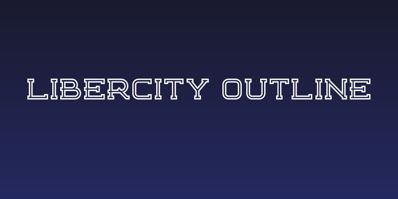 Libercity Outline Social Header