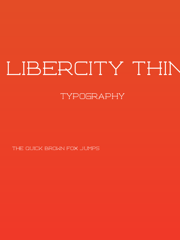 Libercity Thin Poster