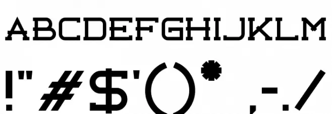 Libercity Font OTHER CHARS