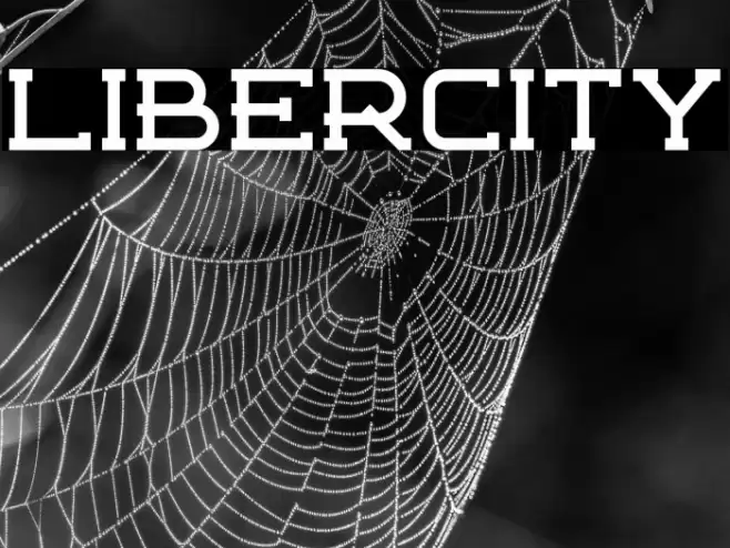 Libercity Font examples
