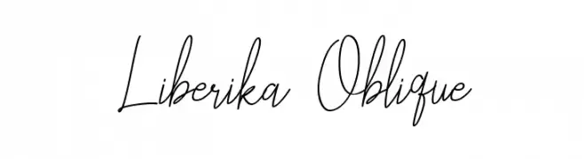 Liberika Oblique  Descarca Fonturi Gratis