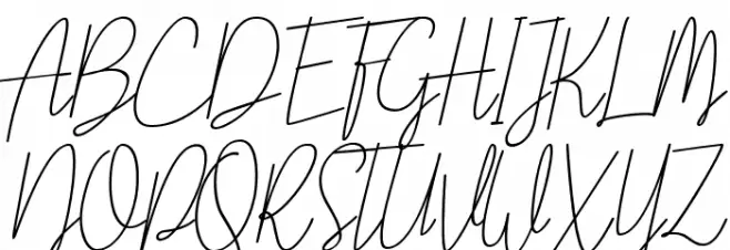 Liberika Oblique Font Litere mari