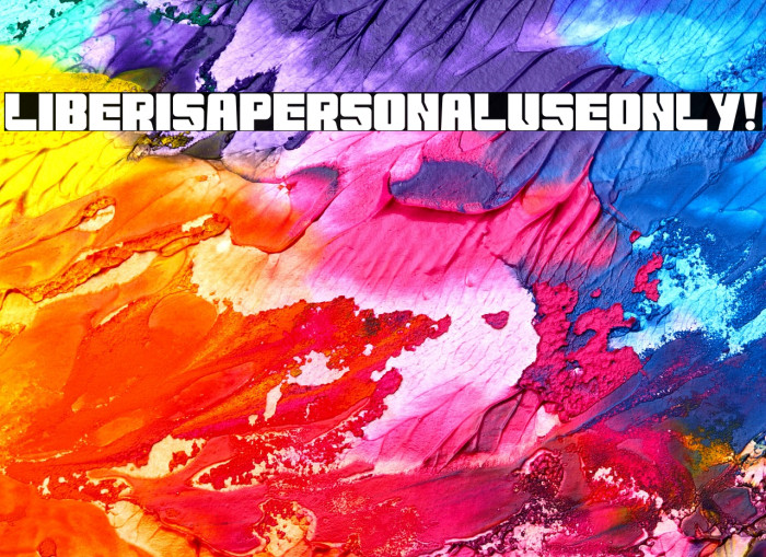 Liberisa PERSONAL USE ONLY! Example 1