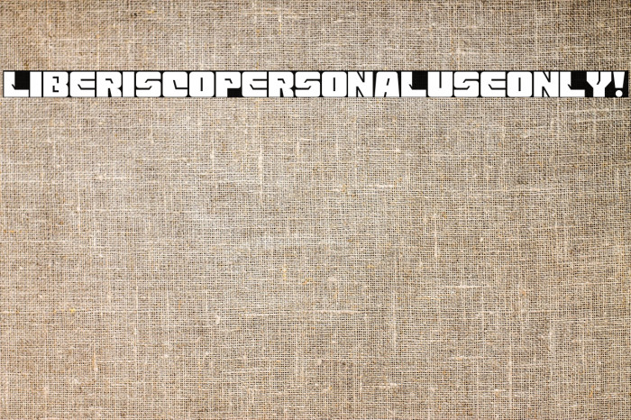 Liberisco PERSONAL USE ONLY! Example 3