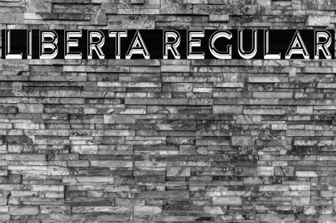 Liberta Regular Font examples