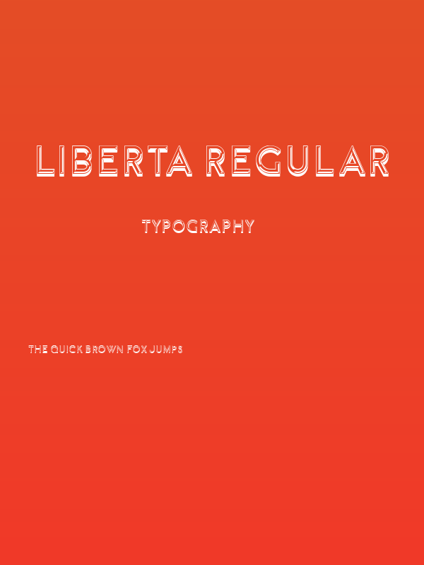 Liberta Regular Poster