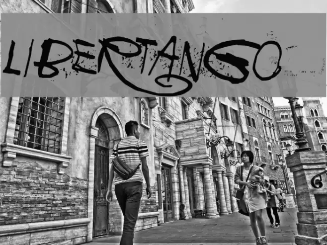 Libertango Font examples