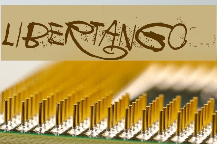 Libertango Font examples