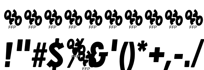 Libertatus-Italic Font OTHER CHARS
