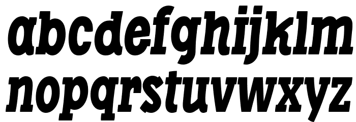 LibertatusDuas-Italic Font LOWERCASE