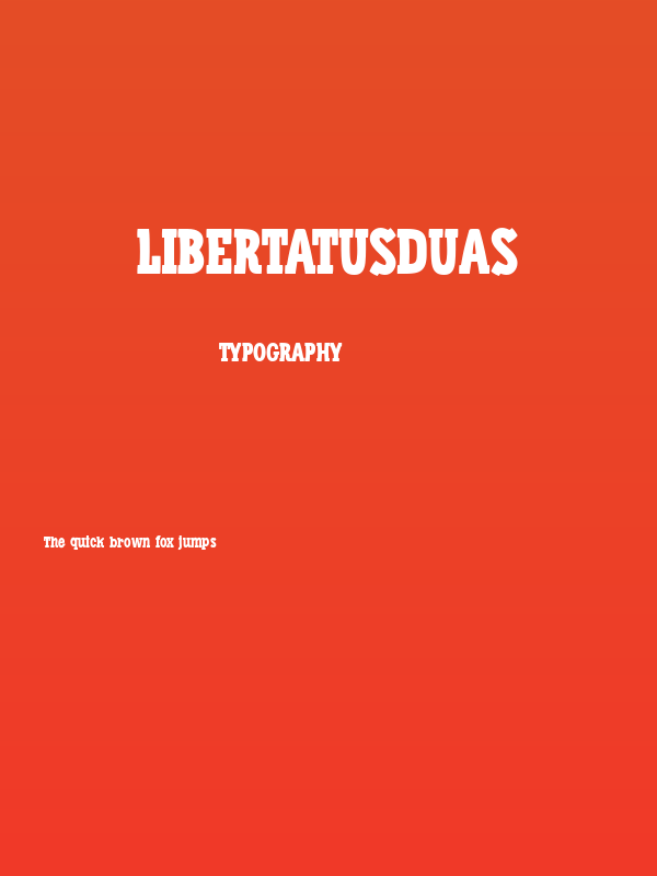 LibertatusDuas Poster