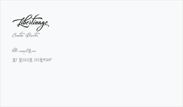 Libertinage Business Card