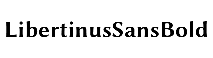 Libertinus Sans Bold  フリーフォントのダウンロード