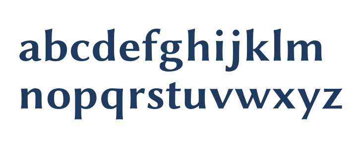 Libertinus Sans Bold Lowercase