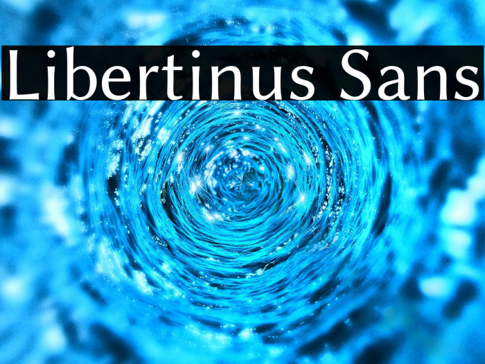 Libertinus Sans Example 3