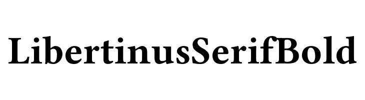 Libertinus Serif Bold  नि: शुल्क फ़ॉन्ट्स डाउनलोड