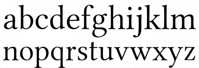 Libertinus Serif Display Fuentes MINÚSCULAS